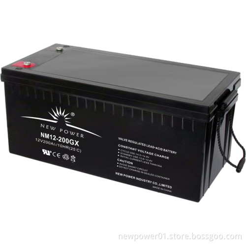 12V200ah Deep Cycle Battery/AGM/ Gel Battery (NM12-200GX)